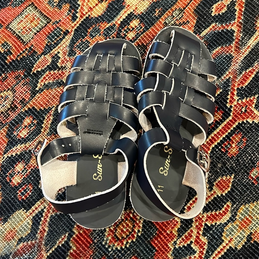 Sun Sandals Kids Navy Sandals